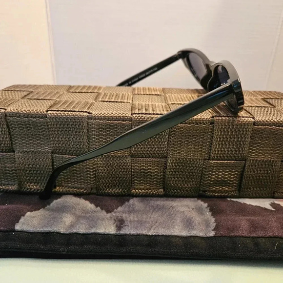 AJ Morgan | Retro Pinup Total Black Slim Cat Eye Sunglasses - NWOT - Picture 3 of 14